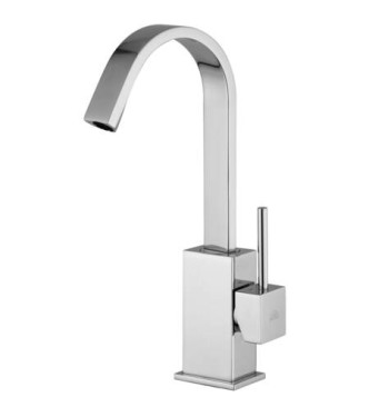 PAFFONI LEA877 LEVEL WASHBASIN MIXER with ø1.1/4" drain CHROMED