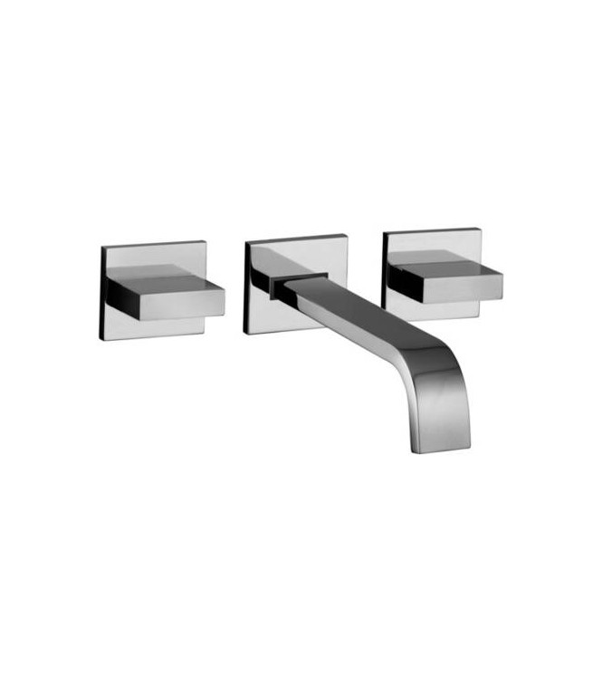 PAFFONI LEP003 LEVEL 3-HOLE CONCEALED WASHBASIN UNIT CHROME-PLATED