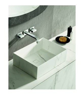 PAFFONI LEP003 LEVEL GRUPPO LAVABO INCASSO 3 FORI CROMATO