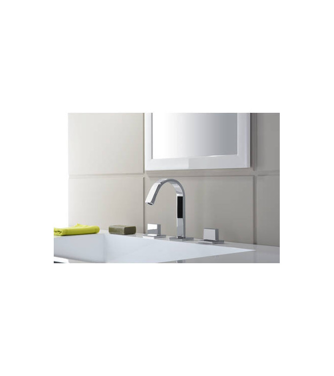 PAFFONI LEP053 LEVEL WASHBASIN UNIT 3-HOLE with waste outlet ø1.1/4" CHROMED