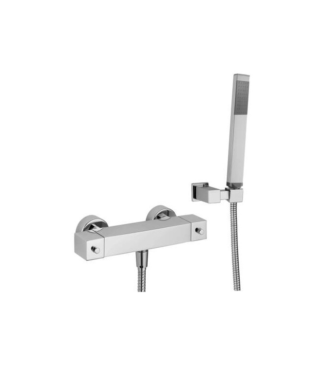 PAFFONI LEQ268D LEVEL MISCELATORE TERMOSTATICO ESTERNO DOCCIA CON DUPLEX CROMATO