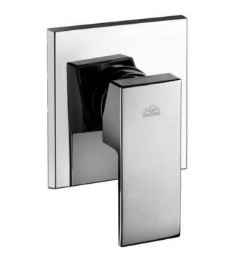 PAFFONI LES010 LEVEL SINGLE-LEVER CONCEALED SHOWER MIXER CHROME WITH ABS PLATE
