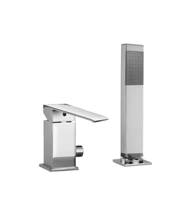 PAFFONI LES041 LEVEL BATHTUB RIM MIXER WITHOUT SPOUT CHROME-PLATED