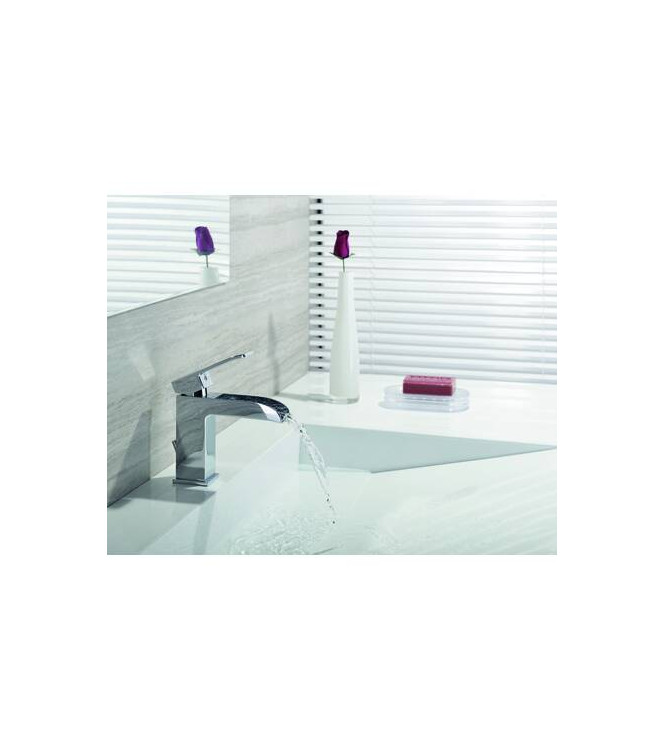 PAFFONI LES065 LEVEL WASHBASIN WASHBASIN MIXER with ø1.1/4" drain CHROMED