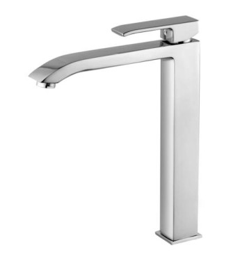 PAFFONI LES081 LEVEL PROLONGED WASHBASIN MIXER WITH CHROMED WATER OUTLET