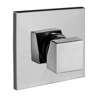 PAFFONI LEVEL CUBO OUTER PART FOR SHOWER MIXER LEC010CR/M CHROME