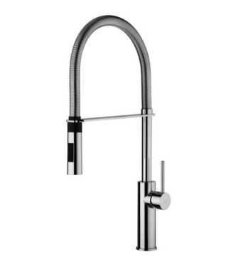 PAFFONI LIG179 LIGHT SINGLE-LEVER SINK MIXER PROFESSIONAL CHROME