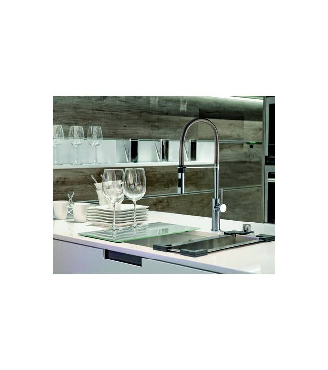 PAFFONI LIG179 LIGHT MISCELATORE MONOCOMANDO LAVELLO PROFESSIONAL CROMATO