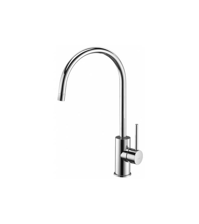 PAFFONI LIG180 LIGHT MISCELATORE MONOCOMANDO LAVELLO CANNA 18 CROMATO