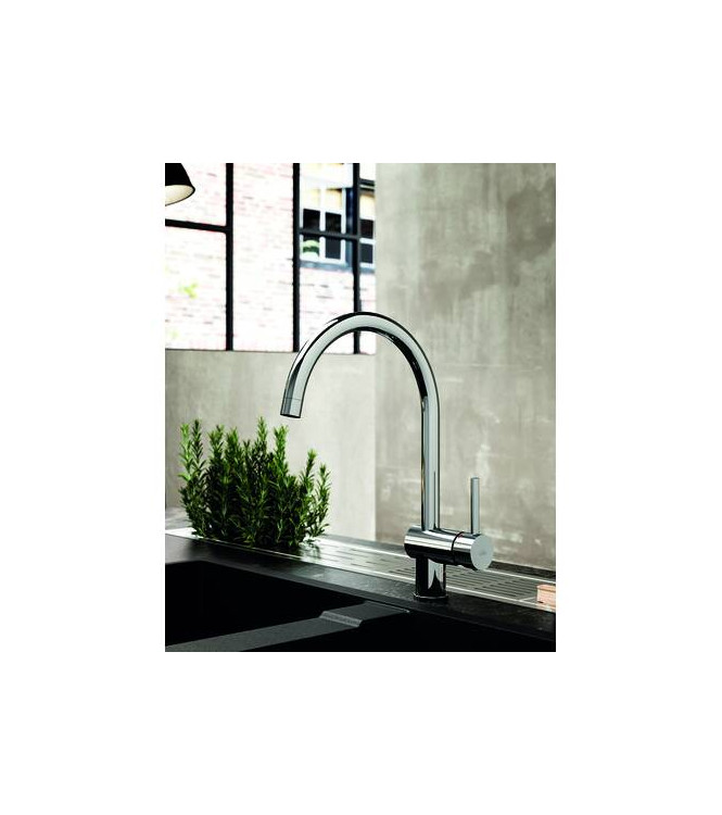 PAFFONI LIG280 LIGHT SINGLE-LEVER CHROME SINK MIXER