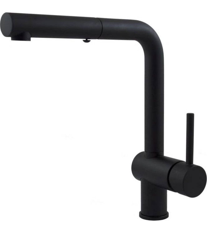 PAFFONI LIG285 LIGHT SINGLE LEVER SINK MIXER MATT BLACK