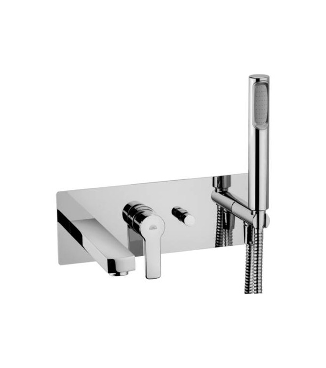 PAFFONI RED001 RED CONCEALED SINGLE-LEVER MIXER BATH+DUPLEX CHROME