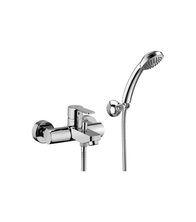 PAFFONI RED023 RED MISCELATORE MONOCOMANDO ESTERNO VASCA/DOCCIA CON DUPLEX CROMATO