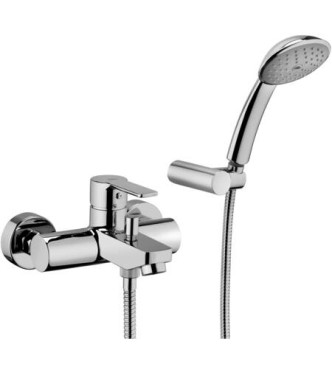 PAFFONI RED024 RED EXTERNAL SINGLE-LEVER BATH/SHOWER MIXER WITH CHROME DUPLEX