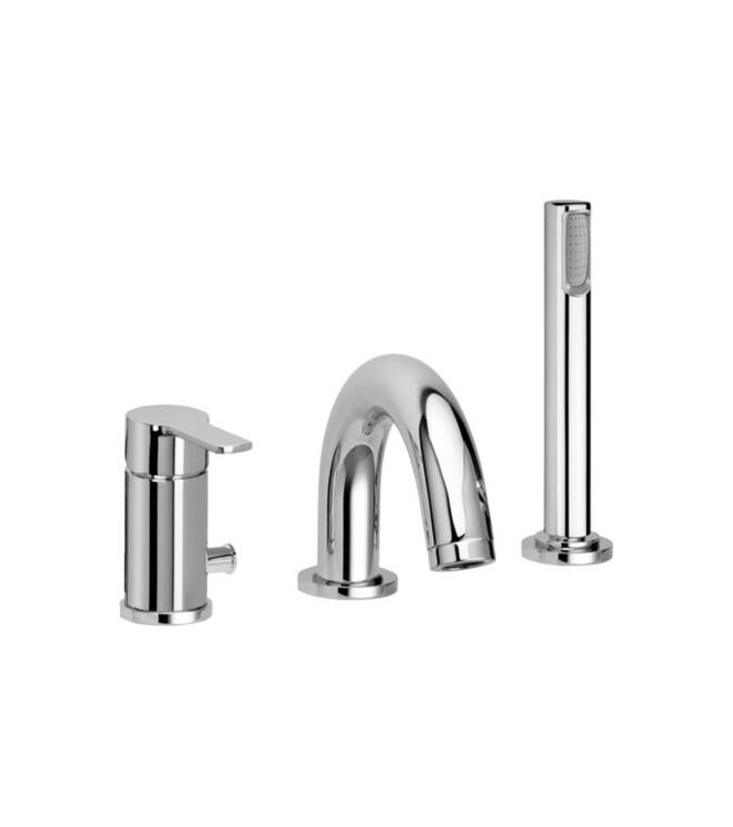 PAFFONI RED040L RED MISCELATORE BORDO VASCA 3FORI CROMATO