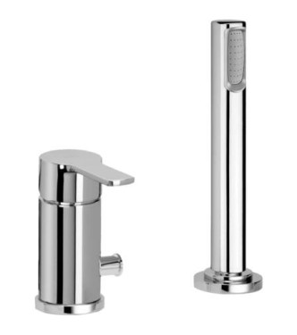 PAFFONI RED041L RED BATHTUB RIM MIXER 2-HOLE CHROME