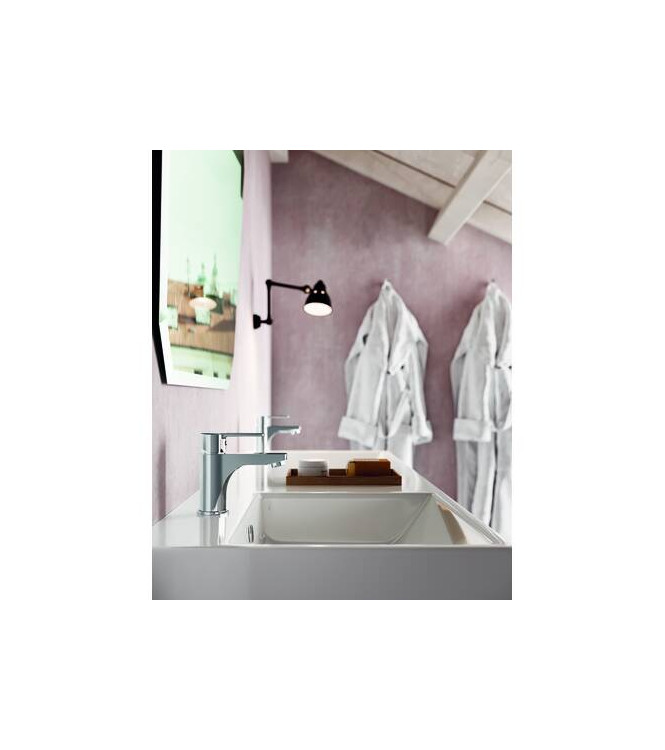 PAFFONI RED071 RED SINGLE-LEVER CHROME WASHBASIN MIXER