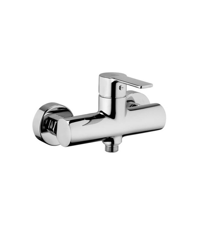PAFFONI RED168 RED SINGLE-LEVER EXTERNAL CHROME SHOWER MIXER