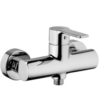PAFFONI RED168 RED SINGLE-LEVER EXTERNAL CHROME SHOWER MIXER