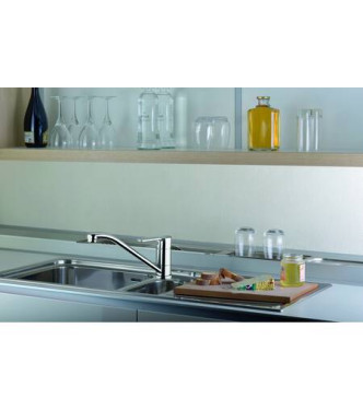 PAFFONI RED182T RED SINGLE-LEVER CHROME SINK MIXER