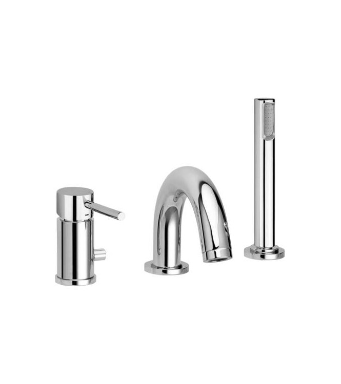 PAFFONI SK040L STICK MISCELATORE BORDO VASCA CON BOCCA CROMATO