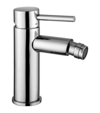 PAFFONI SK131H STICK BIDET MIXER with Chromium-plated waste
