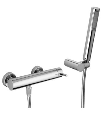 PAFFONI SK168D STICK SINGLE-LEVER EXTERNAL SHOWER MIXER WITH CHROME DUPLEX