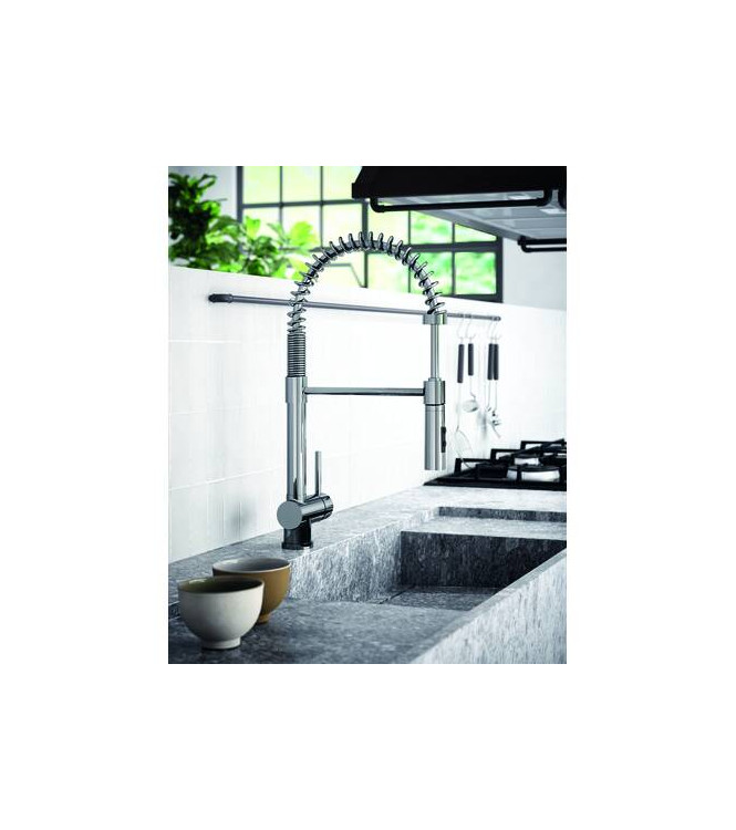 PAFFONI SK179 STICK SINGLE-LEVER SINK MIXER PROFESSIONAL CHROME