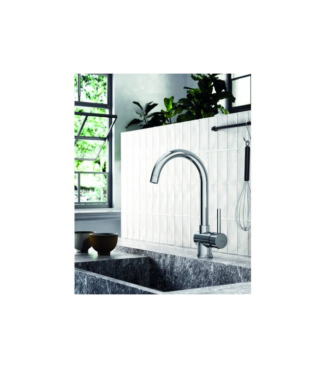 PAFFONI SK180 STICK CHROME SINGLE-LEVER SINK MIXER