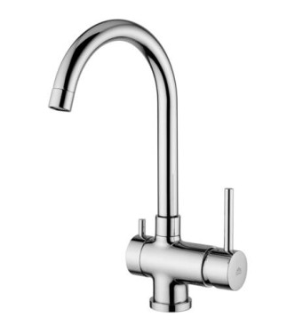 PAFFONI SK184 STICK SINGLE-LEVER SINK MIXER WITH DISHWASHER CONNECTION CHROME-PLATED
