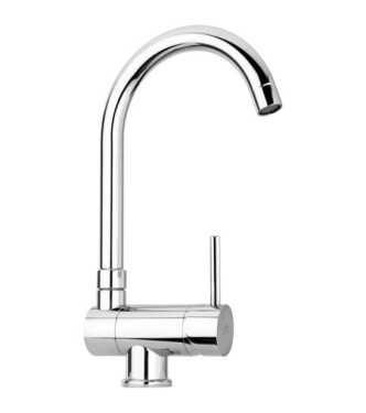 PAFFONI SK189 STICK SINGLE-LEVER SINK MIXER RECLINING CHROME