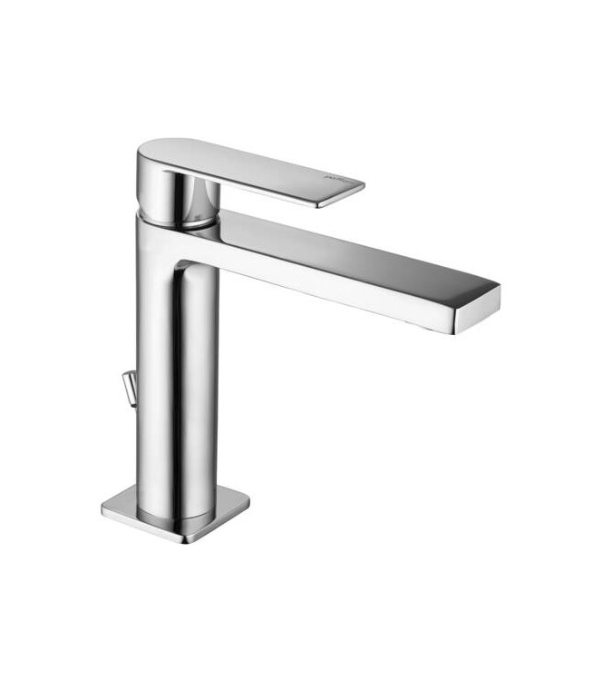 PAFFONI TA075 TANGO WASHBASIN MIXER WITH AUTOMATIC CHROMED WASHBASIN OUTLET