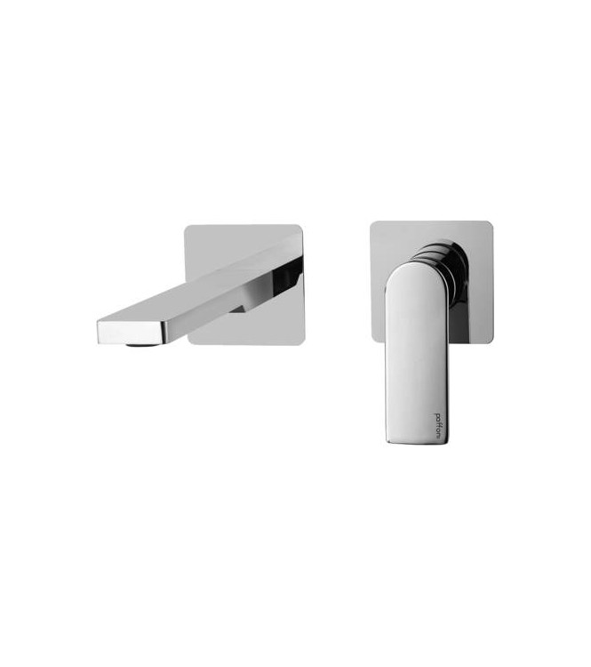 PAFFONI TA106 TANGO BASIN MIXER 2PLATES SPOUT 200 CHROME