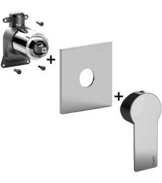 PAFFONI TABOX010 TANGO CONCEALED SHOWER MIXER EXTERNAL PART CHROME