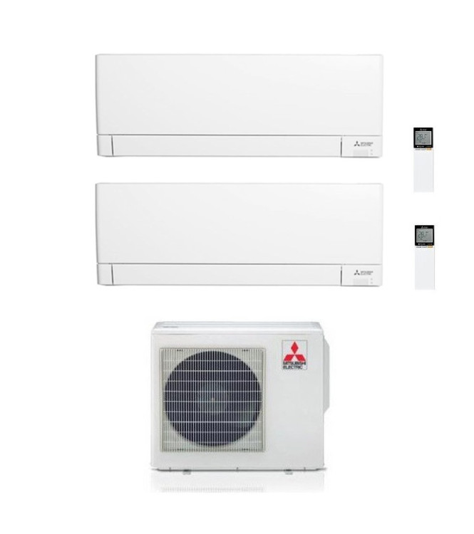 Condizionatore Mitsubishi Serie AY  18000+18000 BTU Dual Split Inverter  Wi-Fi  A++ - MXZ-3F68VF4