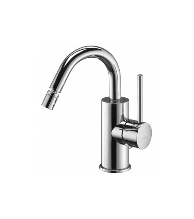 PAFFONI LIG137 LIGHT SINGLE LEVER BIDET MIXER with ø1.1/4" JUTE ø18 CHROMED TAP