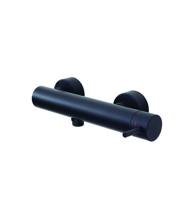 PAFFONI LIG168 LIGHT MISCELATORE MONOCOMANDO ESTERNO DOCCIA NERO OPACO