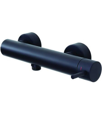 PAFFONI LIG168 LIGHT MISCELATORE MONOCOMANDO ESTERNO DOCCIA NERO OPACO