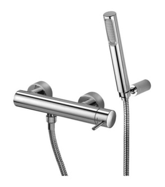 PAFFONI LIG168D LIGHT SINGLE-LEVER EXTERNAL SHOWER MIXER WITH CHROME DUPLEX