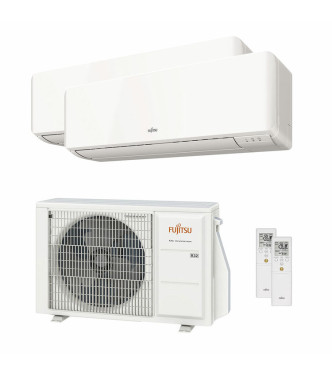 Fujitsu KM Series Dual Split 9000+12000 BTU R32 Wi-Fi Inverter A++ Air Conditioner - Outdoor Unit 5.4 kW
