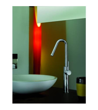 PAFFONI LIG978 LIGHT WASHBASIN MIXER SINCE TURNBACK ø20 CHROMED