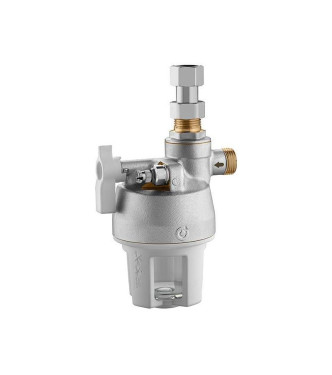 Caleffi 545950 - XP 1/2" M x 1/2" F Polyphosphate Dispenser Underneath boiler