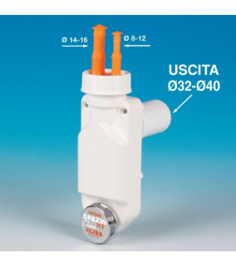 Lira space-saving double drain A.8500.01