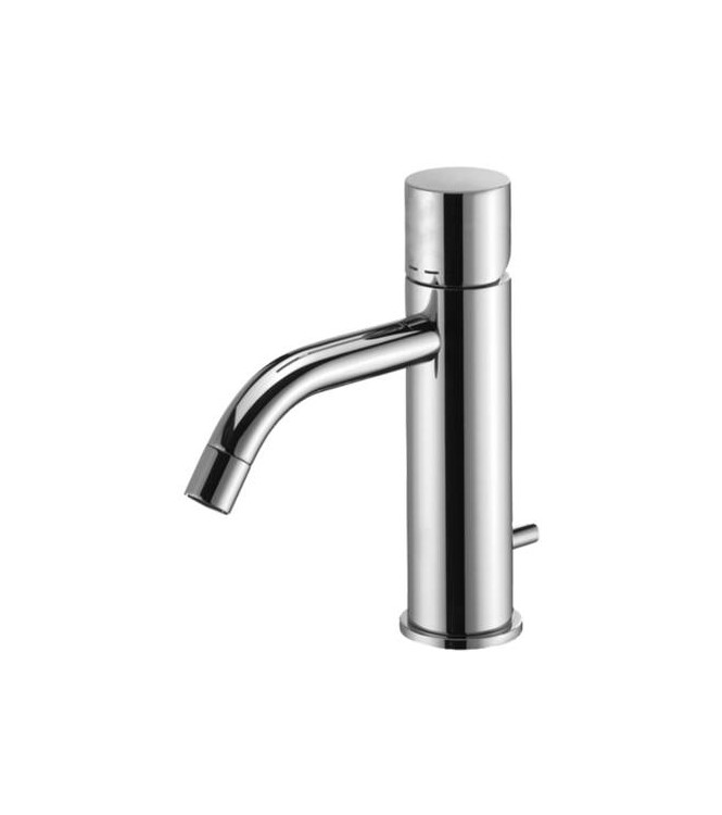 PAFFONI LIGX075 LIGHT WASHBASIN MIXER with ø1.1/4" CHROMED WASHBASIN TAP with waste ø1.1/4" CHROMED