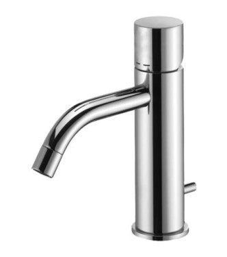 PAFFONI LIGX075 LIGHT WASHBASIN MIXER with ø1.1/4" CHROMED WASHBASIN TAP with waste ø1.1/4" CHROMED