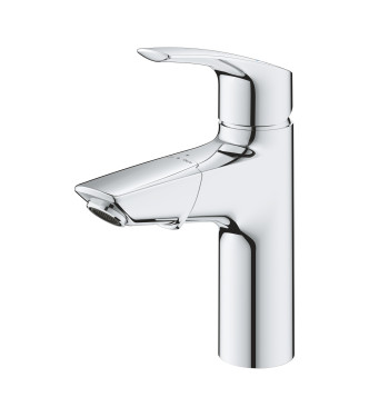 EUROSMART SINGLE-LEVER BASIN MIXER SIZE M WITHOUT POP-UP WASTE WITH CLICK CLAC WITH ECOJOY CHROME