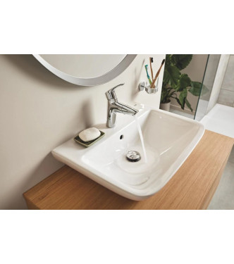 EUROSMART  MISCELATORE MONOCOMANDO LAVABO TAGLIA M SENZA SALTERELLO CON CLIC CLAC CON ECOJOY CROMO