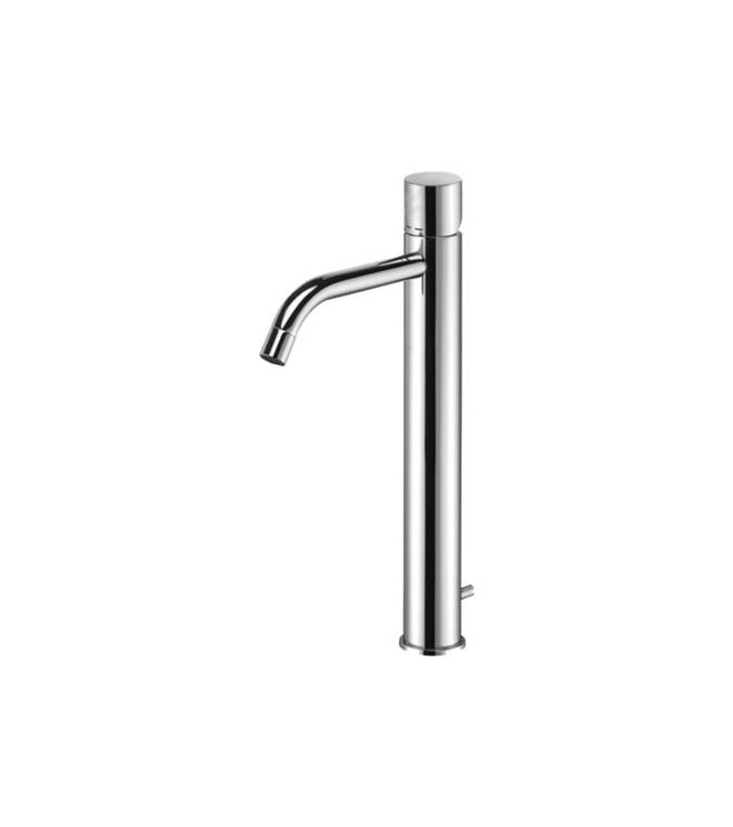 PAFFONI LIGX085 LIGHT HIGH WASHBASIN MIXER with waste ø1.1/4" CHROMED