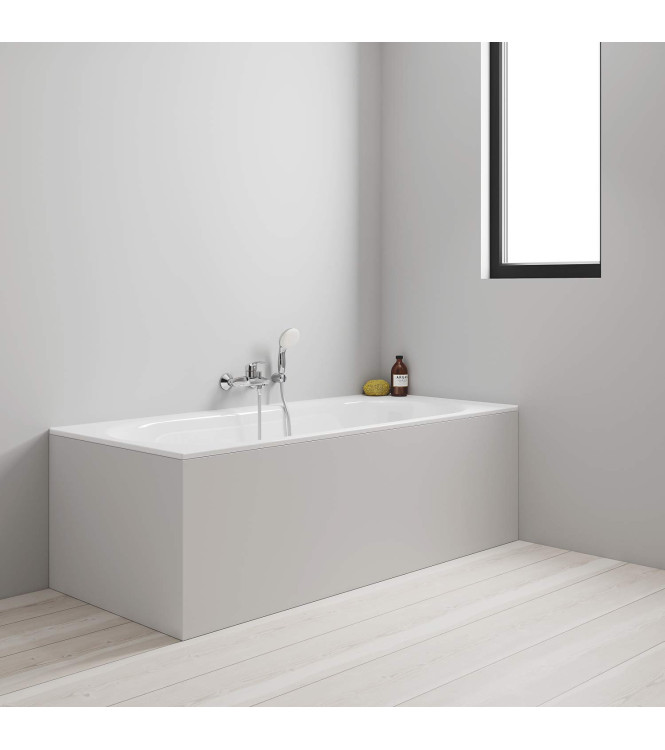 EUROSMART ONE-HANDLE BATHTUB/SHOWER MIXER WITH 35 mm CHROME CARTRIDGE SHOWER SET