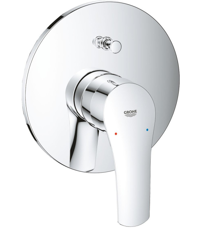 EUROSMART SINGLE-LEVER BATH/SHOWER MIXER BUILT-IN CHROME